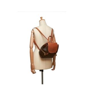 CELINE MACADAM DRAWSTRING BACKPACK